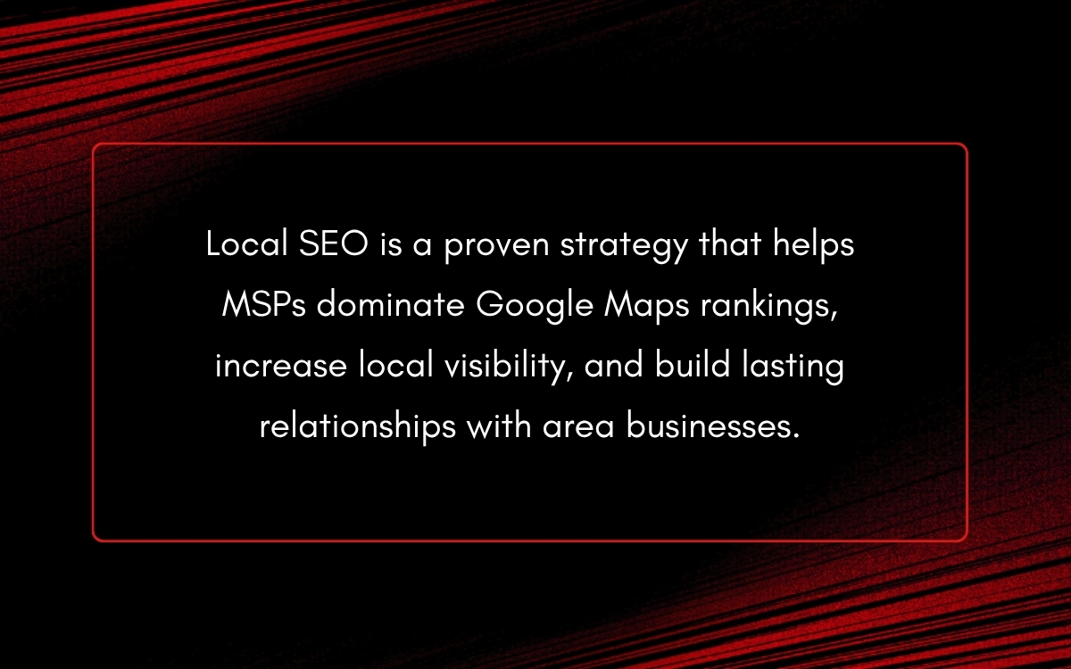 Local SEO for MSPs